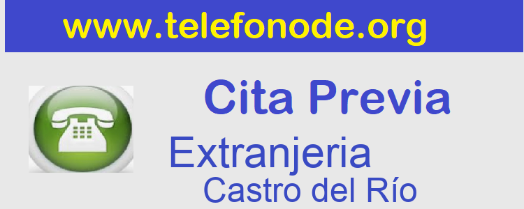 Cita Previa NIe y Huellas Castro del Río